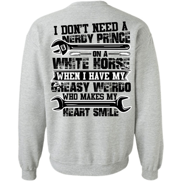 I Love Mechanic T Shirt, Makes My Heart Smile Sweatshirt