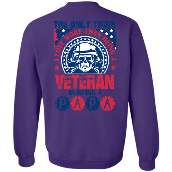 Being A Papa T Shirt, Flag American Sweatshirt