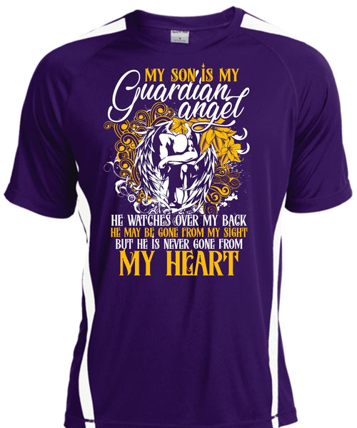 My Son Is My Guardian Angel T Shirt, My Heart T Shirt, Cool Shirt