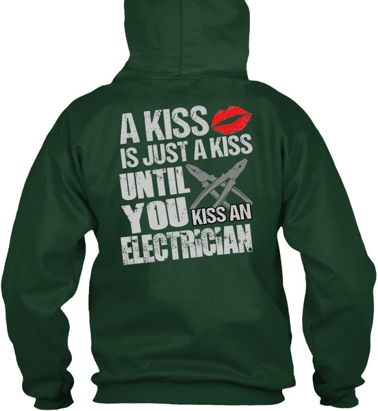 Kiss An Electrician T Shirt, I Love Electrician T Shirt