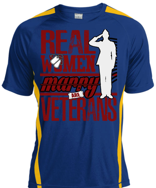 Real Women Marry Are Veterans T Shirt, Being A Veteran T Shirt, Cool Shirt