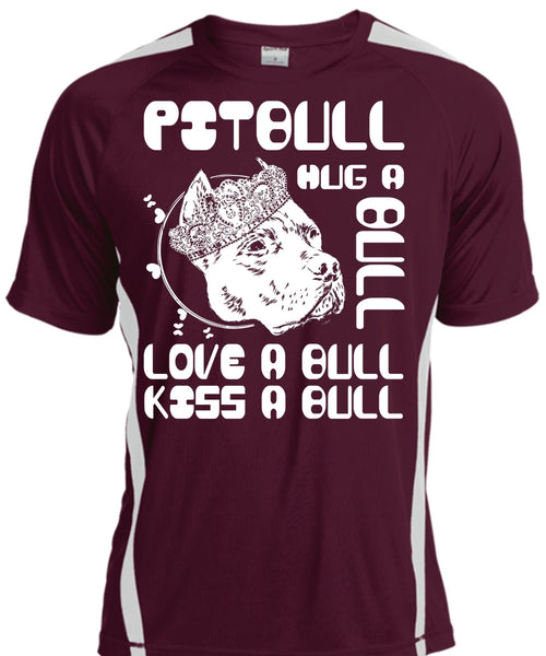 Pit Bull Hug A Bull T Shirt, Love A Bull T Shirt, Cool Shirt