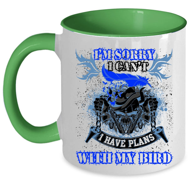 I Love My Birds Coffee Mug, I Have Plans With My Bird Accent Mug