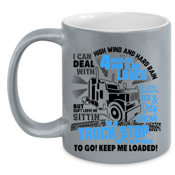 Cool Gift For Trucker Coffee Mug, Funny Truck Driver Accent Mug