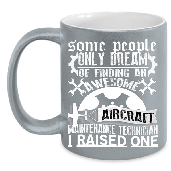 Aircraft Maintenance Technician Coffee Mug, Cool Job Title Coffee Cup