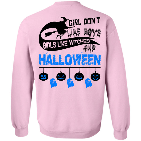 I Love You Pumpkin T Shirt, Girls Like Witches And Halloween Sweatshirt