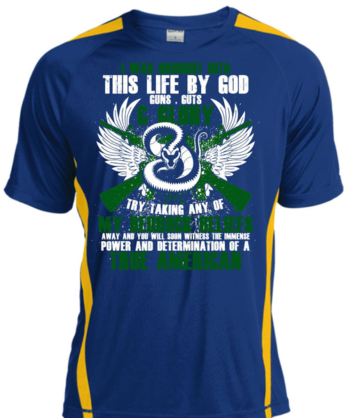 God Guns T Shirt, True American T Shirt, Cool Shirt
