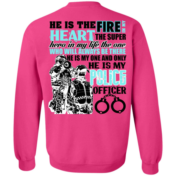 I Love Police T Shirt, He Is My Police Officer Sweatshirt