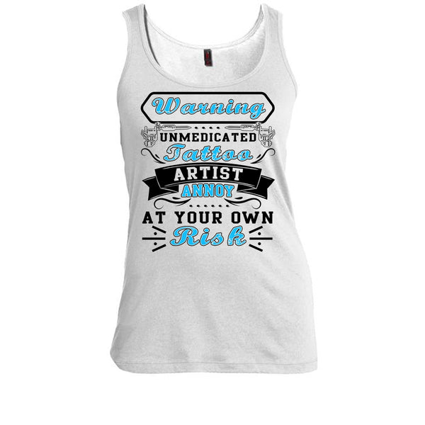 Unmedicated Tattoo Artist T Shirt, Coolest Tattoo Artist T Shirt, Awesome t-shirts