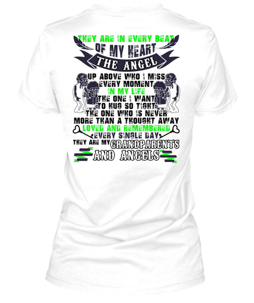 Grandparents And Angels T Shirt, I Love Papa T Shirt