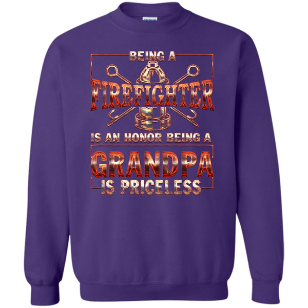 Being A Fgradnpa Is Princess T Shirt, Coolest Firefighter Sweatshirt