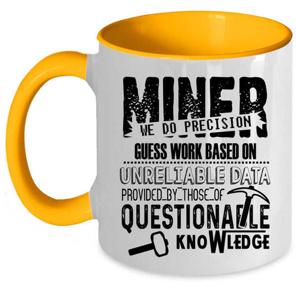 Best Gift For Husband Coffee Mug, Awesome Miner Accent Mug