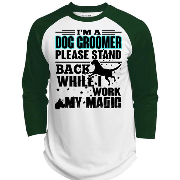 I'm A Dog Groomer T Shirt, I Love My Dog T Shirt, Awesome T-Shirts  (Polyester Game Baseball Jersey)