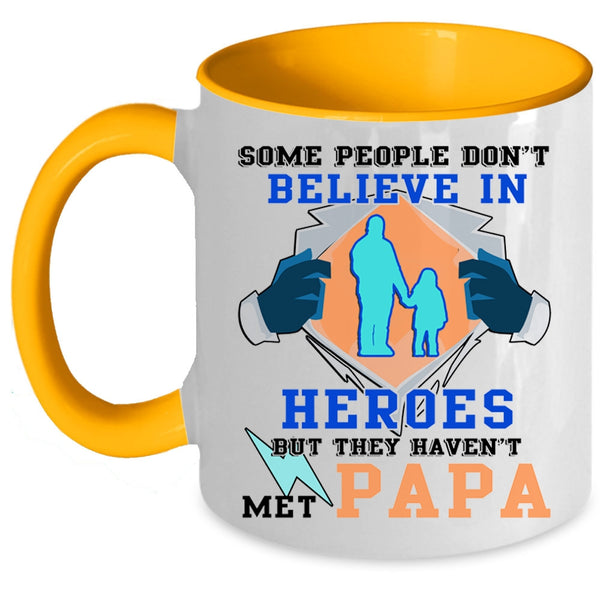 My Awesome Papa Coffee Mug, They Haven't Met Papa Accent Mug