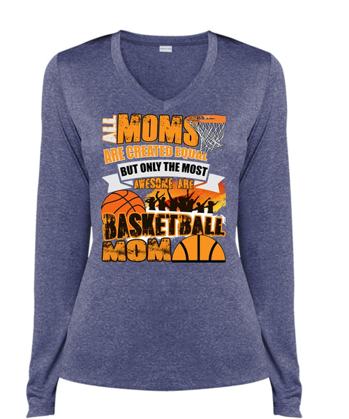 All Moms Are Created Equal T Shirt, Basketball Mom T Shirt