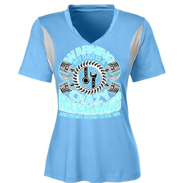 My Dad Is A Crazy Mechanic T Shirt, I Love Mechanic T Shirt, Awesome T-Shirts