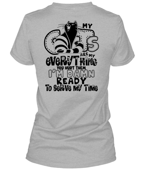 My Cats Are My Everything T Shirt, I Love My Cat T Shirt