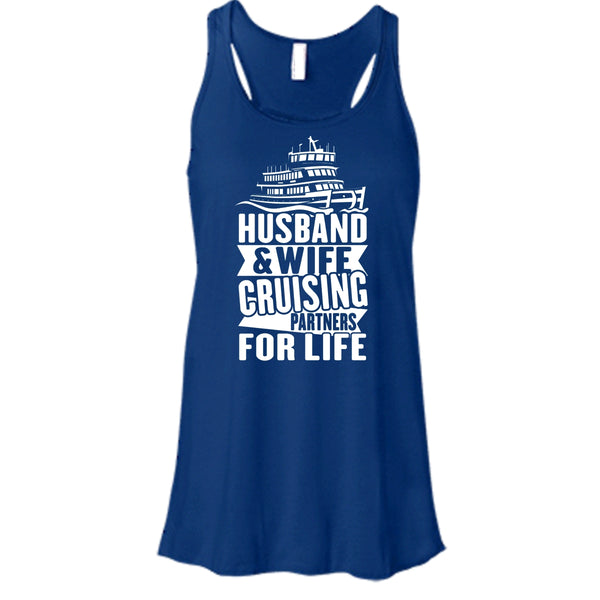 Husband & Wife T Shirt, Cruising Partners For Life T Shirt, Cool T Shirt