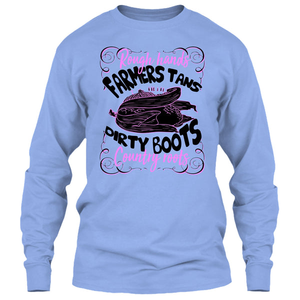 Rough Hands Farmers Tans T Shirt, Coolest Farmer T Shirt