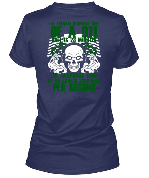 The Average Response Time Of A 911 T Shirt, Being A Dispatcher T Shirt