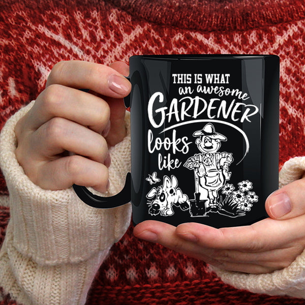 This Is An Awesome Gardener Coffee Mug, Cute Gardener Coffee Cup