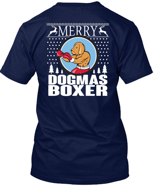 Merry Dogmas Boxer T Shirt, This Girl Loves Christmas T Shirt