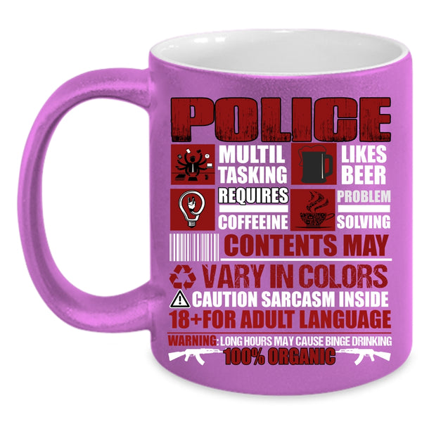 Police Coffee Mug, Awesome Gift For Policemans Coffee Cup