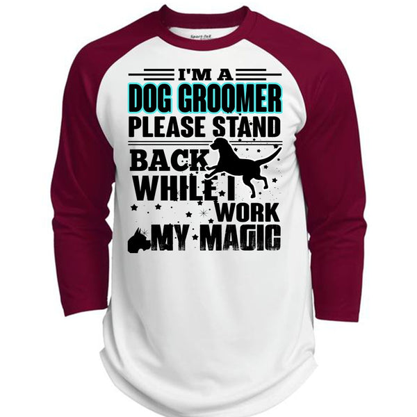 I'm A Dog Groomer T Shirt, I Love My Dog T Shirt, Awesome T-Shirts  (Polyester Game Baseball Jersey)