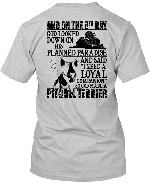 God Made A Pit Bull Terrier T Shirt, I Love Pit Bull T Shirt