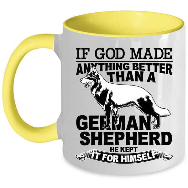 Awesome Dog Lovers Coffee Mug, Cool German Shepherd Accent Mug
