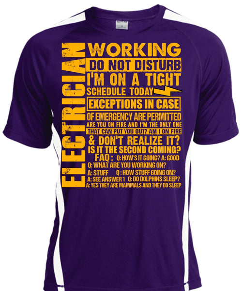 Electrician Working Do Not Disturb T Shirt, I'm On A Tight T Shirt, Cool Shirt