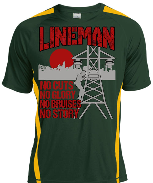 Lineman No Cuts T Shirt, No Story T Shirt, Cool Shirt