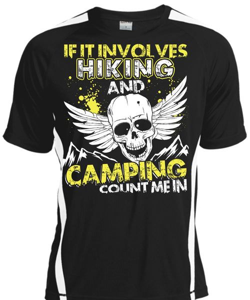 A black t-shirt with the shopify logo