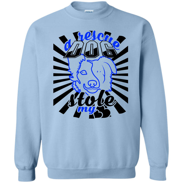 Coolest Dog Mom T Shirt, A Rescue Dog Stole My Heart Sweatshirt