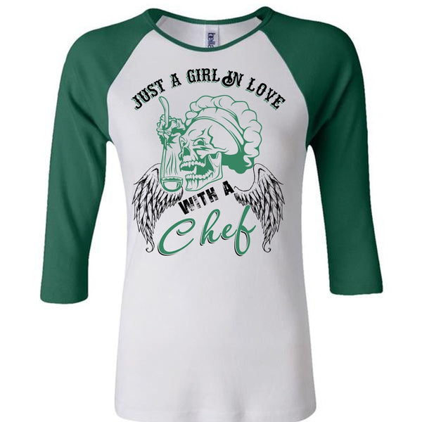Just A Girl In Love With A Chef T Shirt, I Love Cooking T Shirt, Awesome T-Shirts