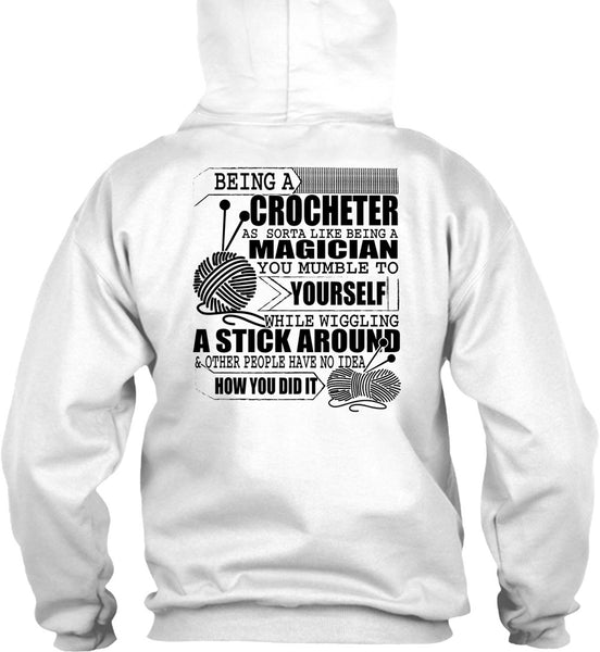 Being A Crocheter T Shirt, I Love Knitter T Shirt