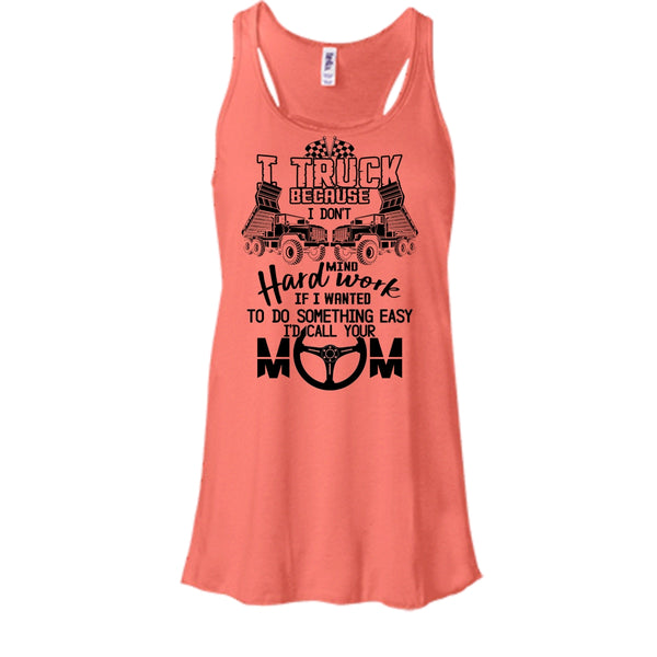I Truck T Shirt, Coolest Trucker Tank Top