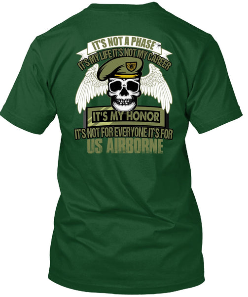 It's For US Airborne T Shirt, It's Not My Career T Shirt
