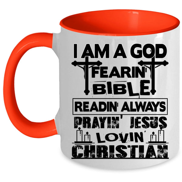Awesome Coffee Mug, I Am A Loving Christian Accent Mug