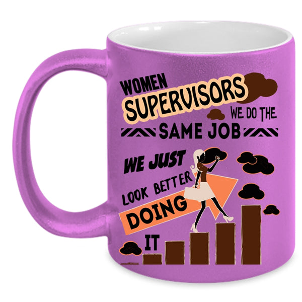 Funny Gift For My Wife Coffee Mug, Women Supervisors Accent Mug
