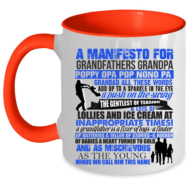 Cool Gift For Grandpa Coffee Mug, Grandfathers Accent Mug