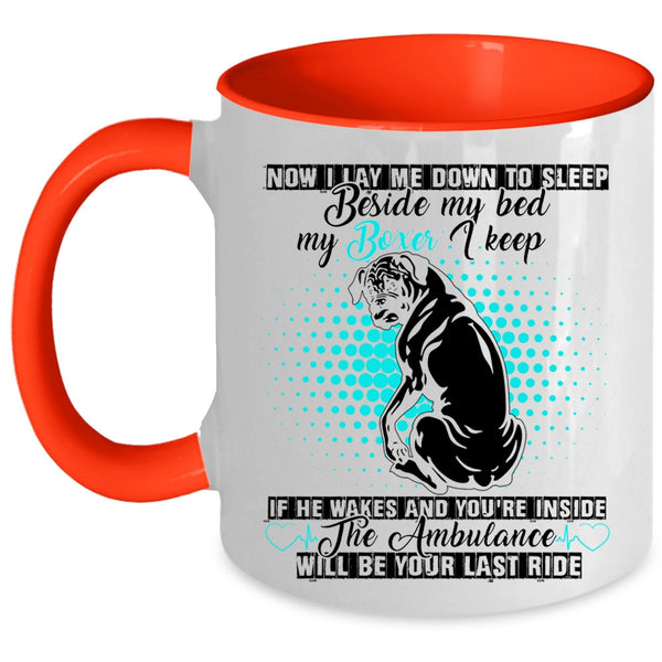 Funny Gift For Boxer Lover Coffee Mug, My Boxer Accent Mug