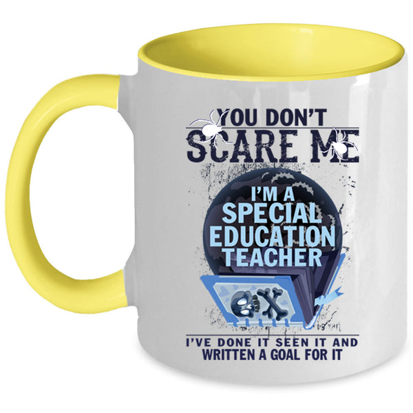 Scary Coffee Mug, I'm A Special Education Teacher Accent Mug