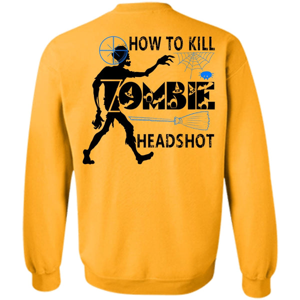 Wait For Halloween T Shirt, How To Kill Zombie Headshot Sweatshirt