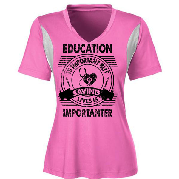 Education Is Important T Shirt, Being A Nurse T Shirt, Awesome T-Shirts