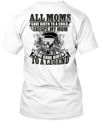 A black t-shirt with the shopify logo