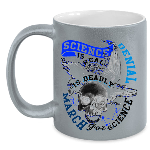 March For Science Coffee Mug, Science Is Real Accent Mug