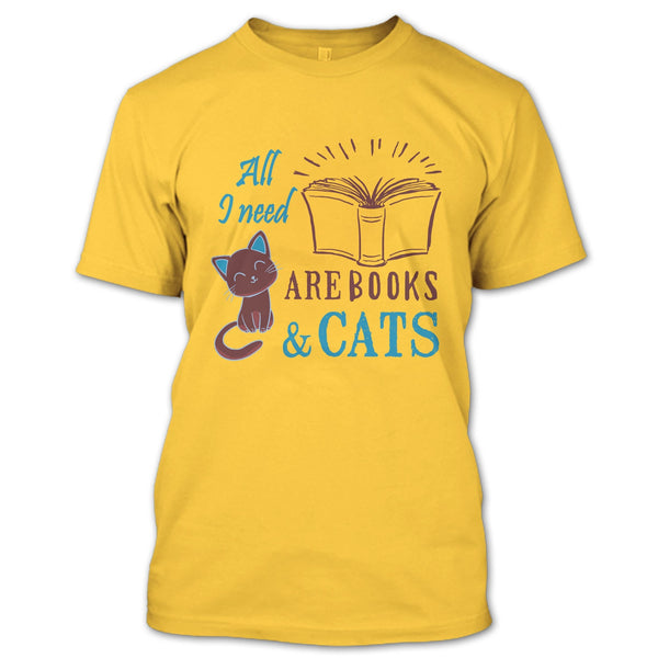 All I Need Are Books & Cats T Shirt, I'm A Coolest Book Reader T Shirt