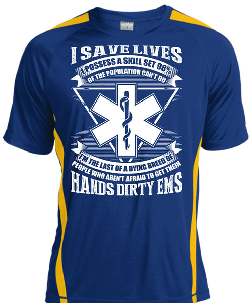 Hands Dirty EMS T Shirt, Being A Doctor T Shirt, Cool Shirt
