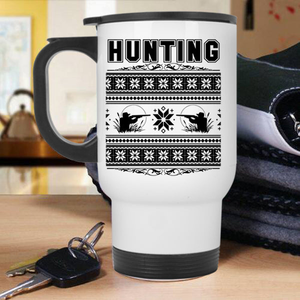 All I Want For Christmas Travel Mug, Hunting Mug